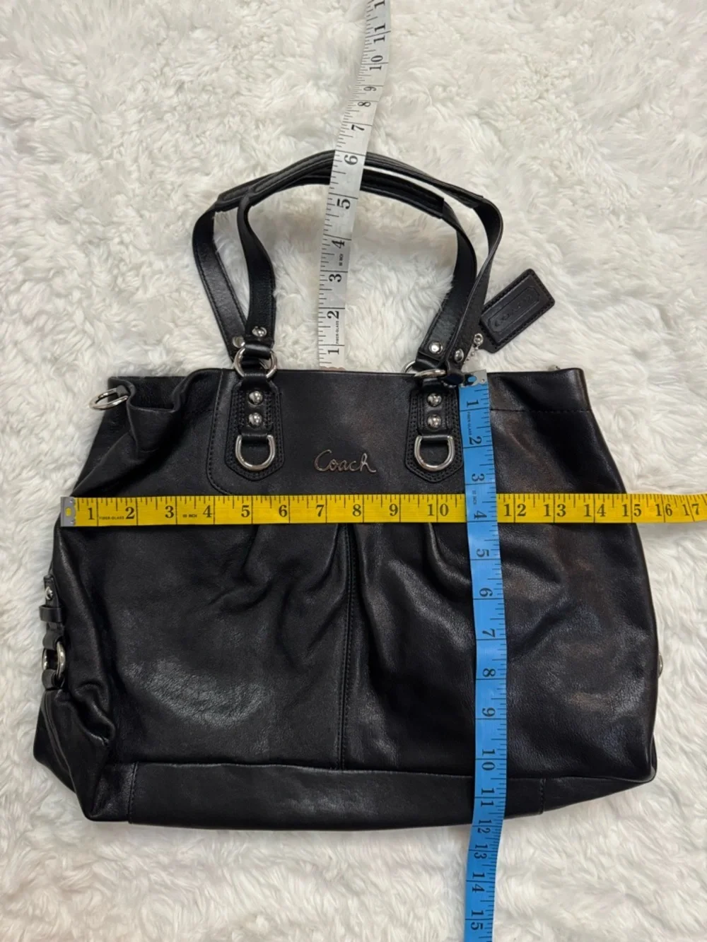 Coach Ashley Leather Satchel Carryall